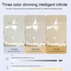 Household detachable fan blades, small fan, restaurant bedroom, intelligent remote control ceiling fan, wind and light adjustmen 2