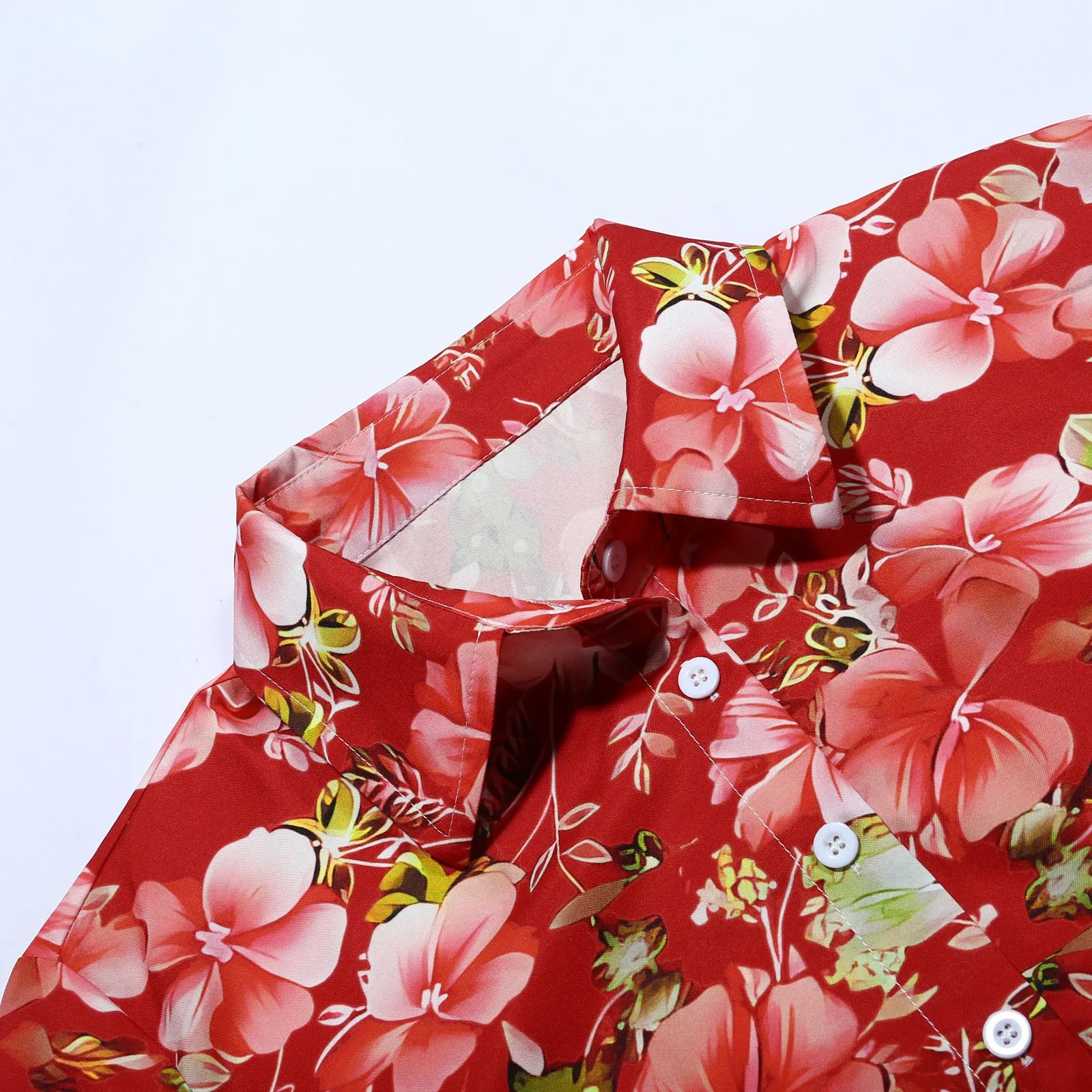 2024 여름 여성 셔츠, 프린트 비치 홀리데이 셔츠, 가디건 상의, 루즈 캐주얼 반팔 블라우스, 썬 셔츠