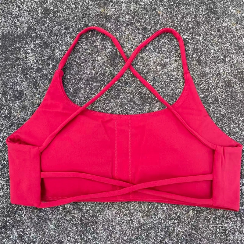Women's Sexy Cross Strap High-Impact Sports Bra