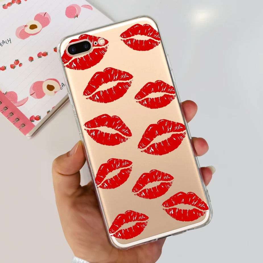 Cute Painted Clear Silicone Soft TPU Phone Case