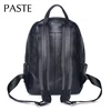 2024 Black Fashion Genuine Cow Leather Men's Backpack Male Laptop Man Business Bagpack High Quality Shool Bags for Teenager Boys 3