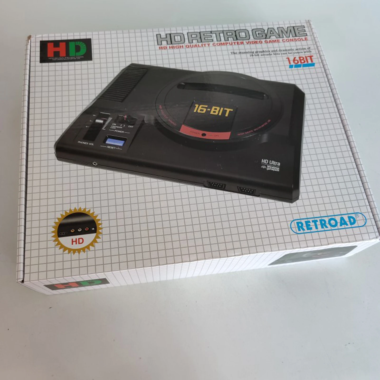 

Лидер продаж, 16-битная игровая консоль SEGA MEGA DRIVE 1 Genesis с HDMI TV-выходом высокой четкости и картриджем с беспроводным управлением 2,4G