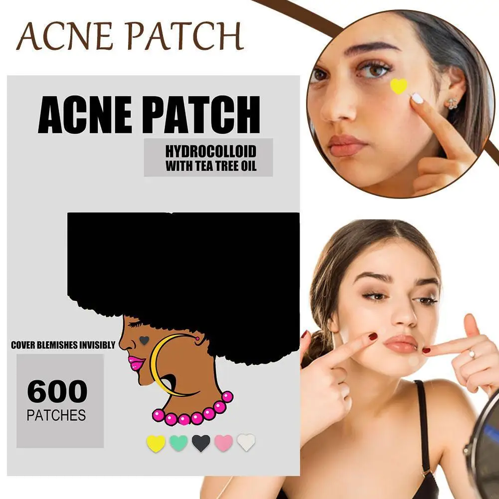 600/1200PCS Star Pimple Patch Acne Colorful Invisible Acne Removal Skin Care Stickers Concealer Face Spot Beauty 1