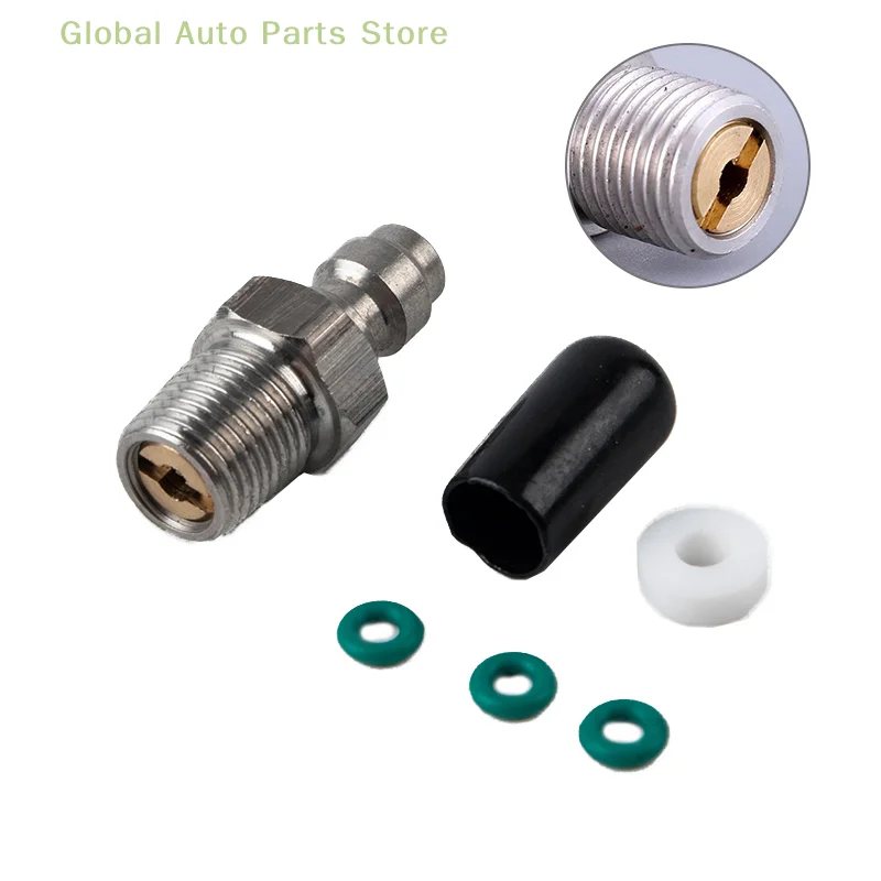 

1pcs 8mm Male Thread Quick Connection Connectors Valve PCP Fill Nipple Plug M10/1 10mm / 0.4in Male Connector