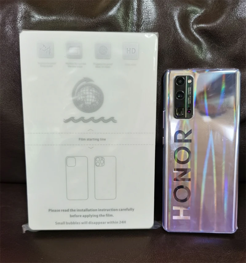 VORMIR 50pcs Aurora Mobile Phone Skins Membrance for Hydrogel Machine Transparent Back Housing Glass Sticker Protective Film