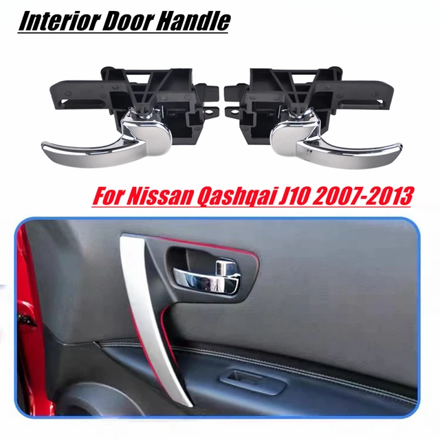 Manija de puerta Interior para Nissan Qashqai J10, manija de tracción de  puerta Interior, 80671-JD00E, 80670-JD00E, 2007, 2008, 2009, 2010, 2011,  2012, 2013 - AliExpress