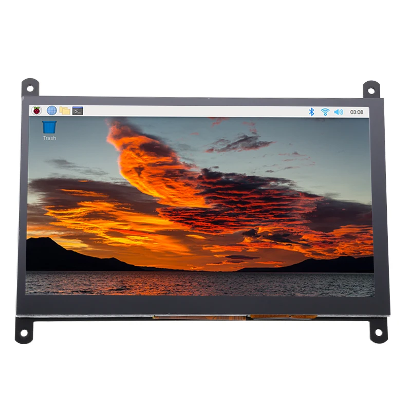 Raspberry Pi 7 inch MIPI DSI LCD Capacitive Touch Screen 800x480 for Raspberry Pi 5 4B 3B+ touch screen display