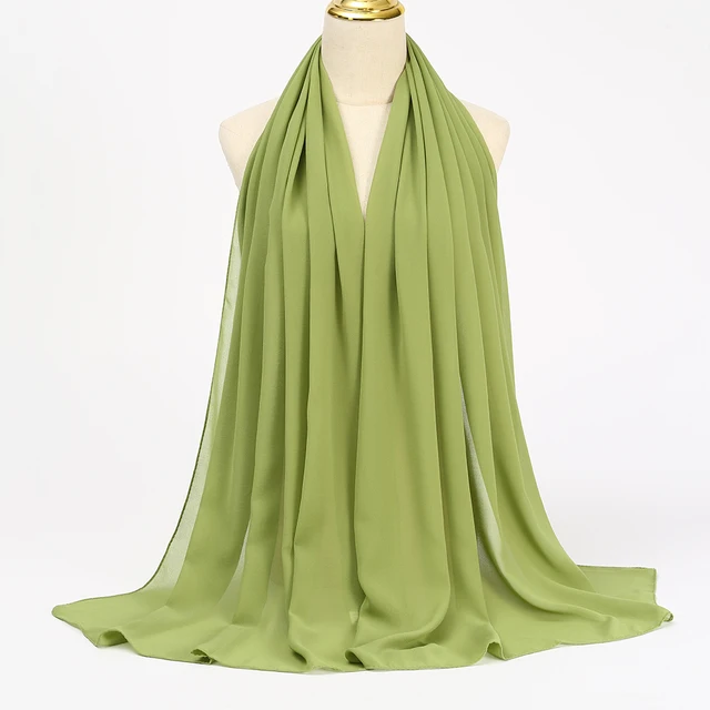 Foulard Hijab en mousseline de soie pour Femme, voile musulman ramadan ,hijab femme musulman,foulard musulmane pour femme, foulard mousseline en Jersey doux de haute qualité hijab islam voile femme musulman,70*180cm