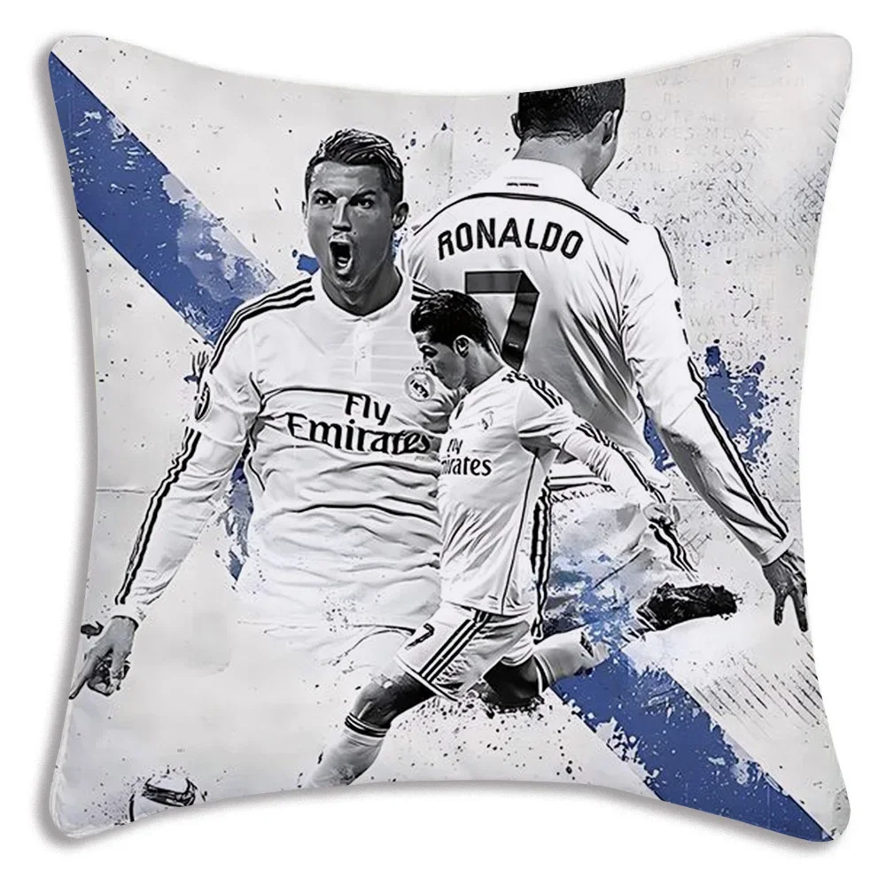 Pillow Covers Decorative CR7 Cushions Cover for Sofa Pilow Cases Pillowcases 50x50 Pillowcase 40x40 Throw Pillows Car Decoration