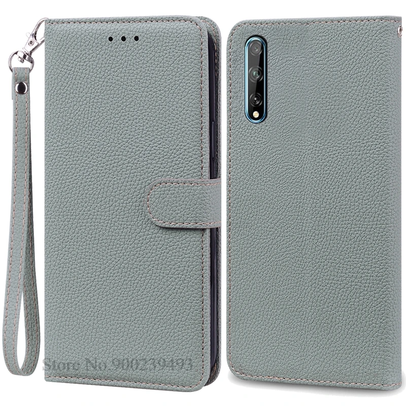 Luxurious Soft TPU Leather Flip Wallet Phone Case with Strap and Card Slots