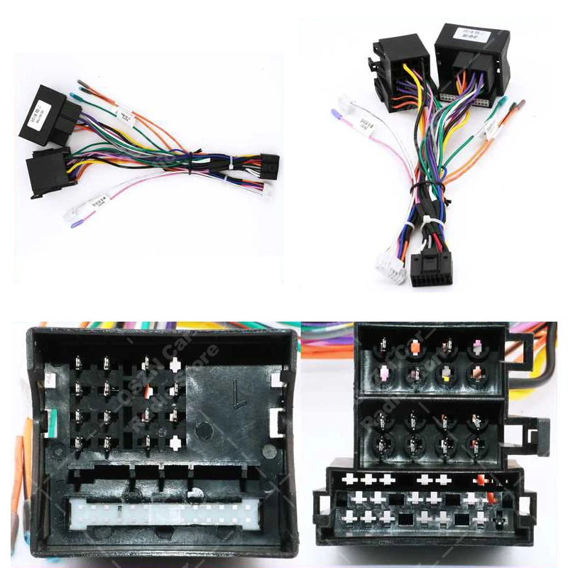 포르쉐 2003-2010 카이엔 카이엔 배선 하네스 케이블, 안드로이드 캔버스 박스 OD-Porsche-04 어댑터, 자동차 라디오 DVD, 16 핀