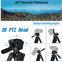 Tripod for Camera, Camera Tripod 60" Heavy Duty Tripod, Phone Tripod for Video Recording Photo Vlog, Iron Camera Tripods - Image 5