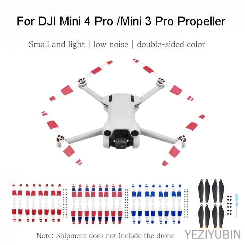 Per Dji Mini 4 Pro/Mini 3 Pro Elica Colore Lama Doppia Faccia Colore Compatto Ala A Basso Rumore Per Dji Mini 3 Pro Accessori