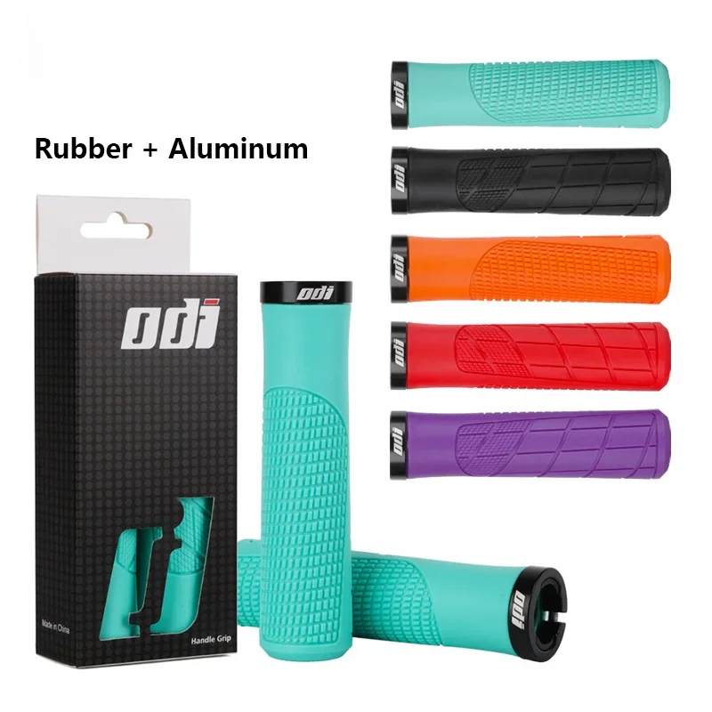 

1 Pair Mountain Bike Handlebar Grip Soft Rubber MTB Grips Anti-skid Comfortable Lockable Bicycle Grips Ultralight Bike Parts