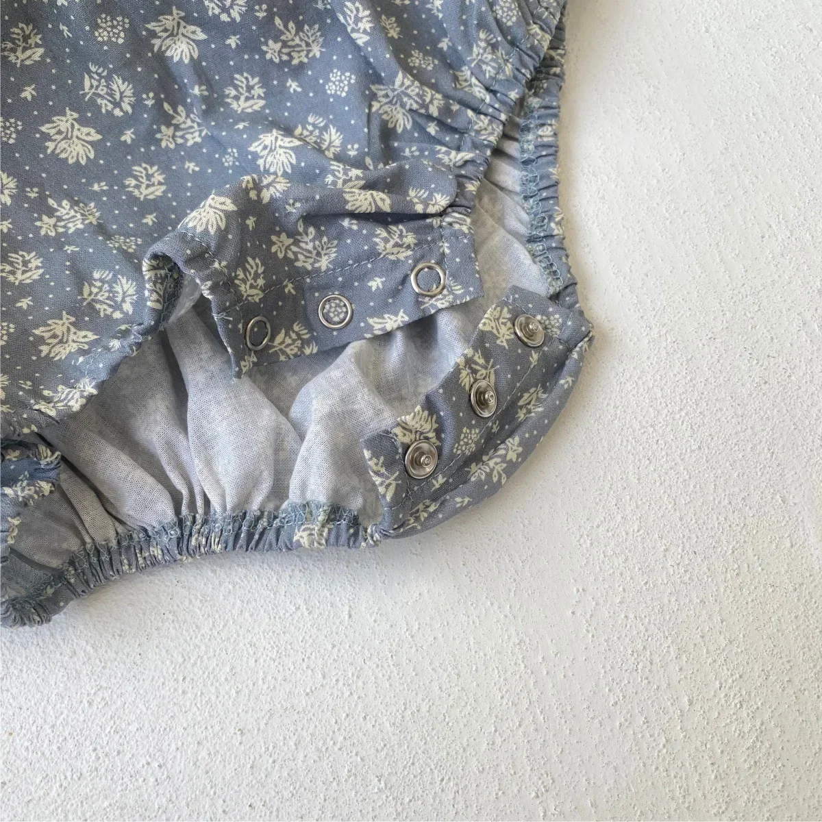 Cotton Floral Baby Girl Jumpsuit Summer Bodysuit