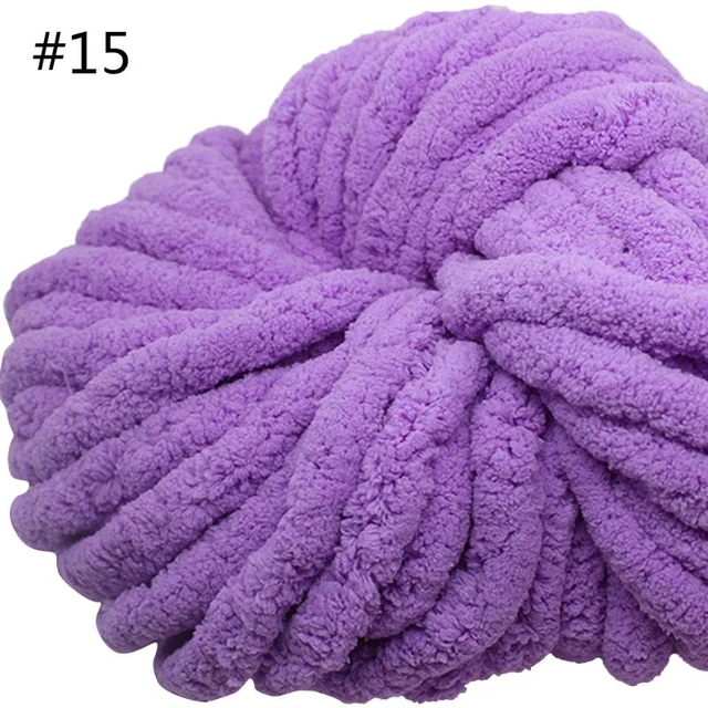 Storage Bag Chenille Chunky Wool Yarn, 250g Super Soft Coarse Wool Knitting  Blanket DIY Craft Hand Knitting : : Home & Kitchen