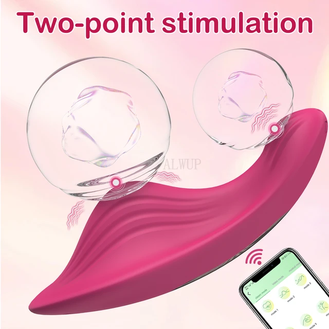 APP-Steuerung Klitoris-Vibrator für Frauen, Klitorisstimulator, weiblich, tragbar, vibrierendes Höschen, Massagegerät, Sexspielzeug für Erwachsene für Frauen 5