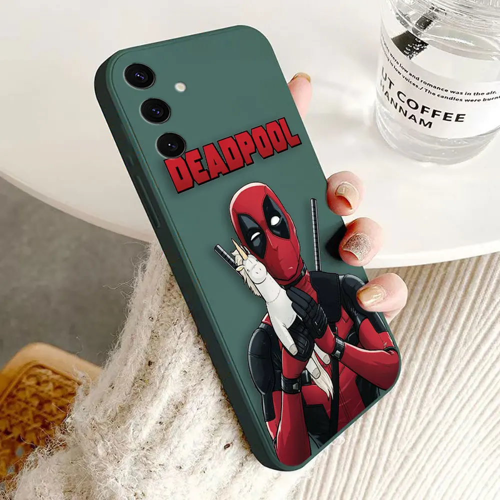 Marvel Cool Deadpool Phone Case FOR Samsung Galaxy M80 M60 M53 M42 M33 M22 M12 M11 M10 M02 F02 A12 A11 A10 A7 A06 A05 A04 S