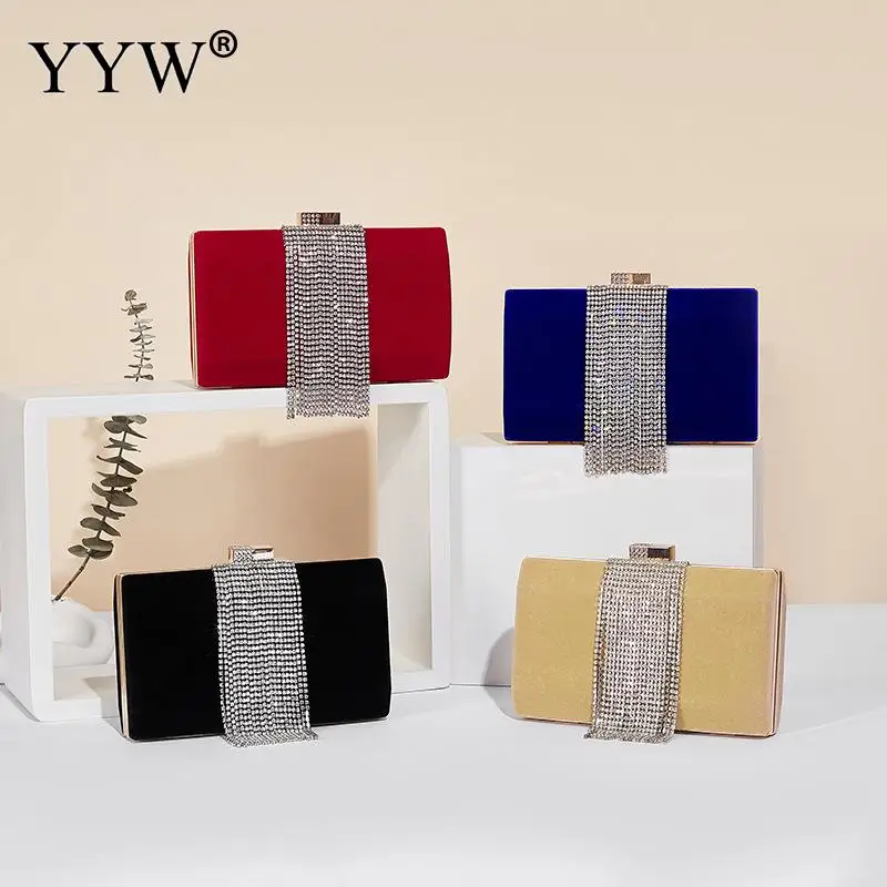 Diamonds Tassel Evening Clutch Bag Women Luxury Designer Diamonds Clutches Crossbody Bag For Women Shoulder Bag Bolsa Feminina