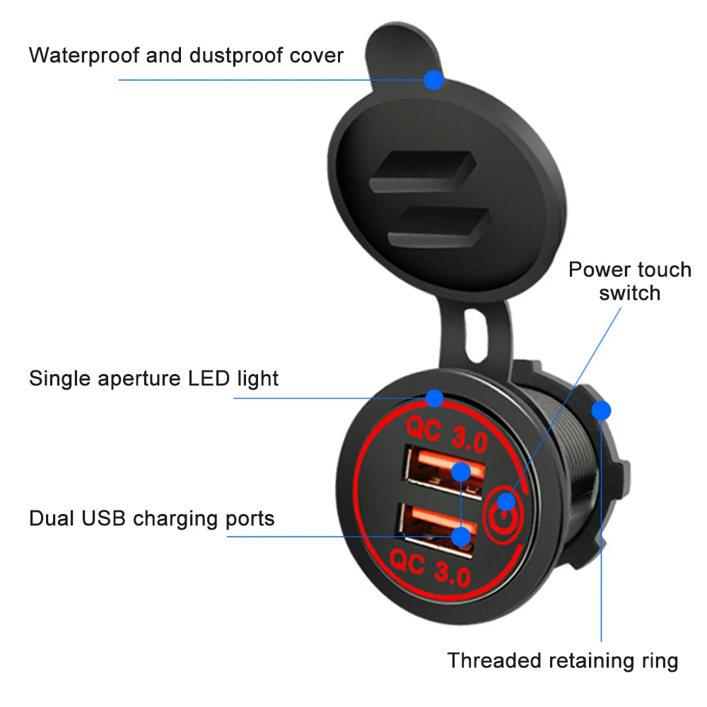    ڵ USB 12V-24V  Ʈ Fortwo