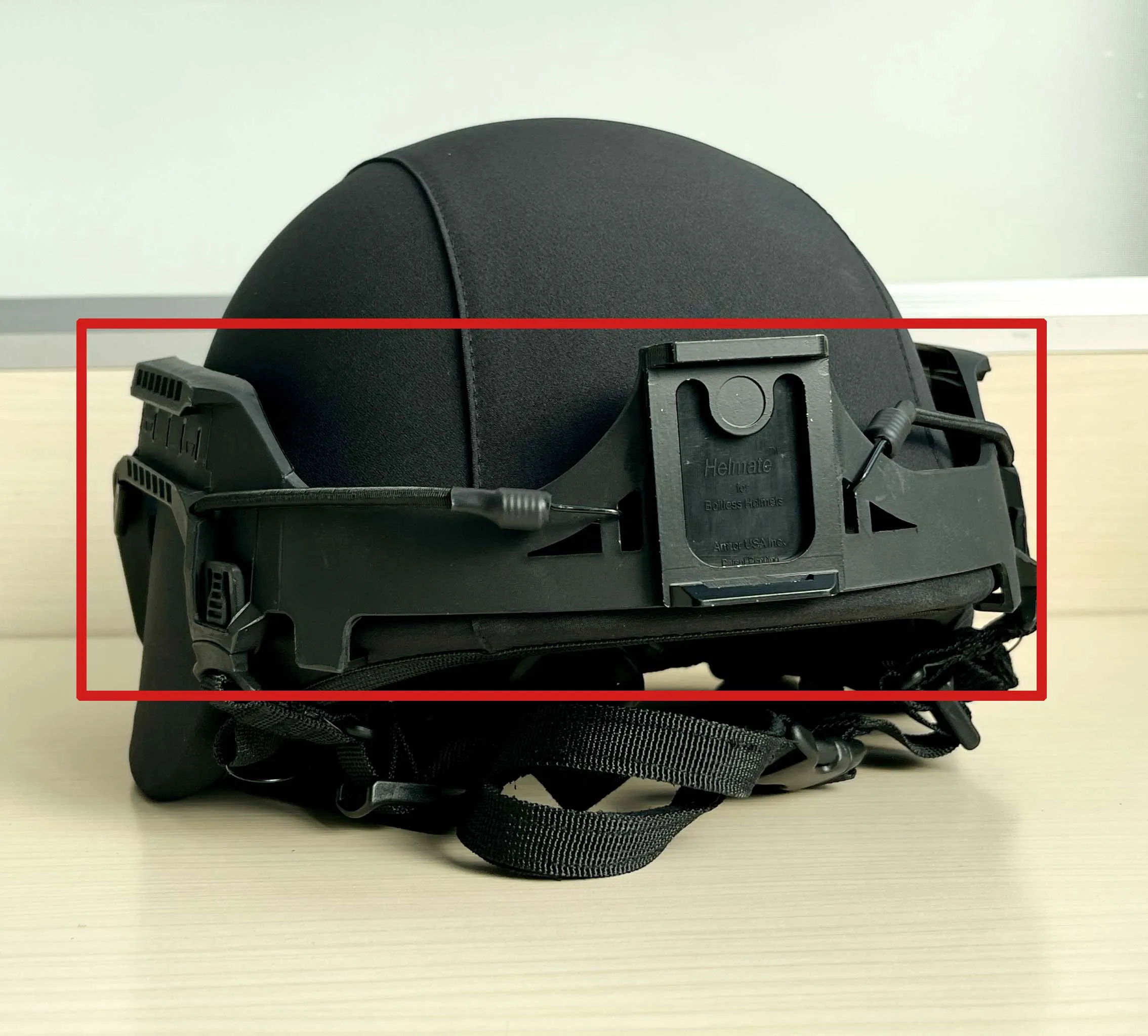 Universelles taktisches Zubehör, verstellbare Helmschiene, Verkleidung, Kinnriemen für M88-Helm – Detail 6