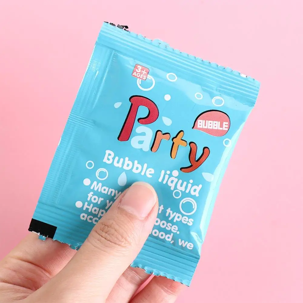 5Pcs 10Ml Soap Water Bubble Liquid Soap Just Add Water Concentrate Bubble Liquid Refill Solution Machine Parts