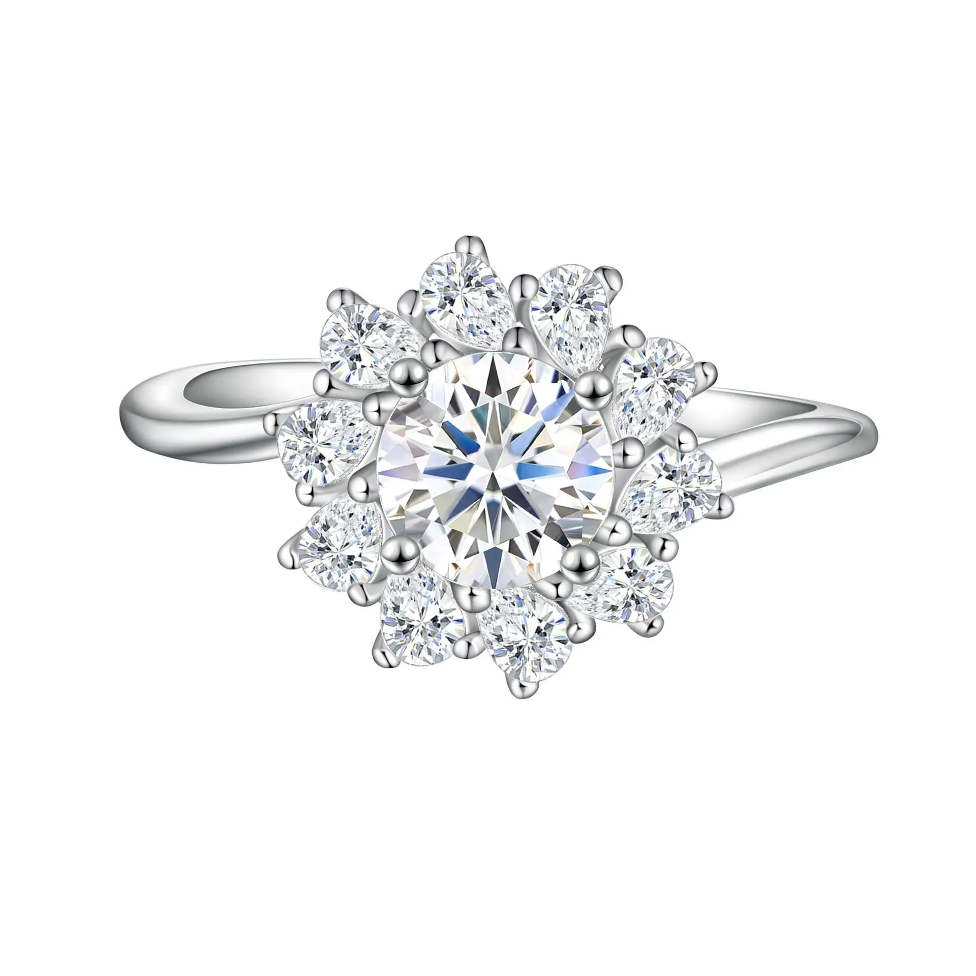 

Женское кольцо из серебра 925 пробы, в европейском и американском стиле