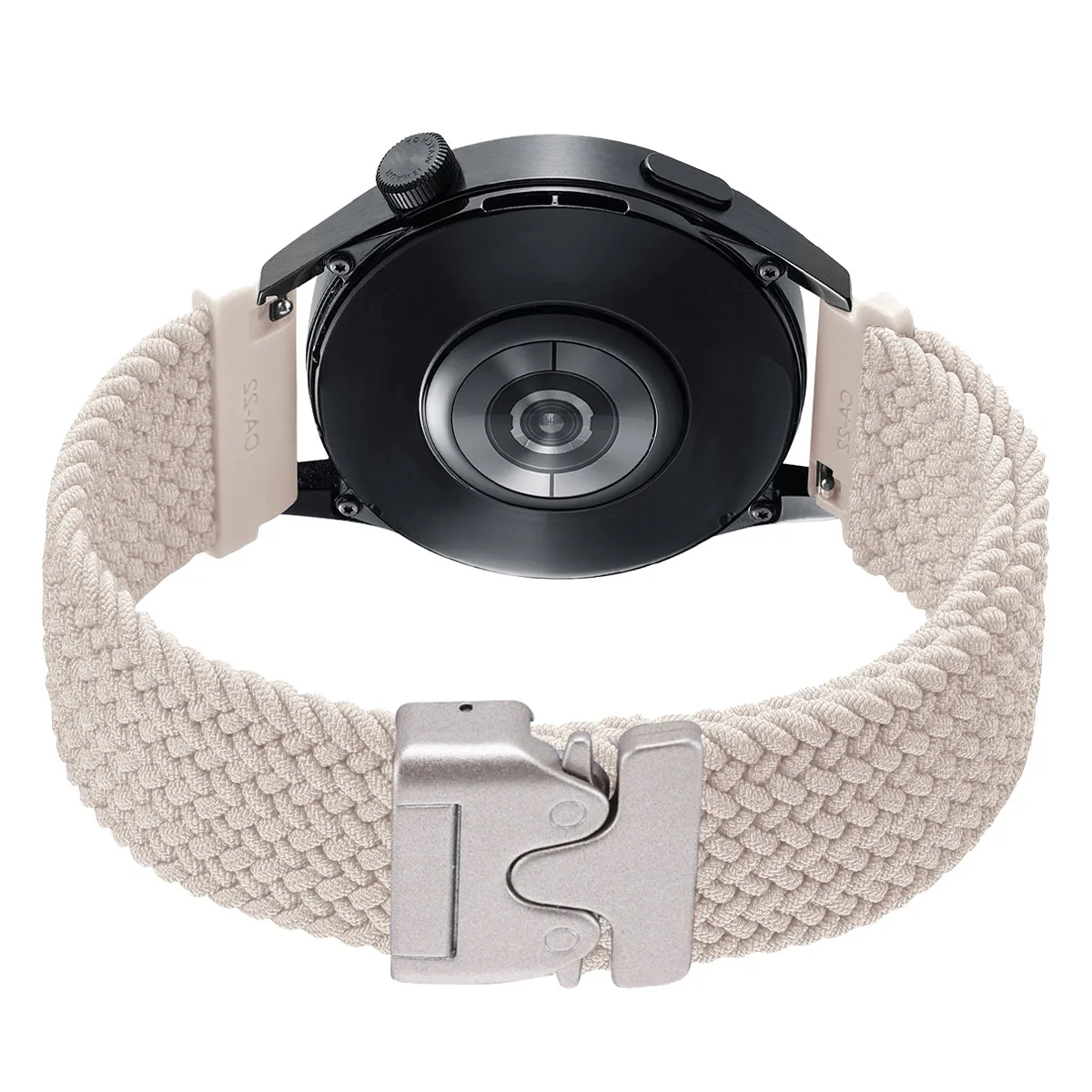 Braided Loop Strap with Parachute Buckle Nylon Watchband, 20/22mm