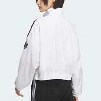 Veste de sport tissée à col montant pour femme Adidas Genuine Three-Leaf Clover KG8513 4