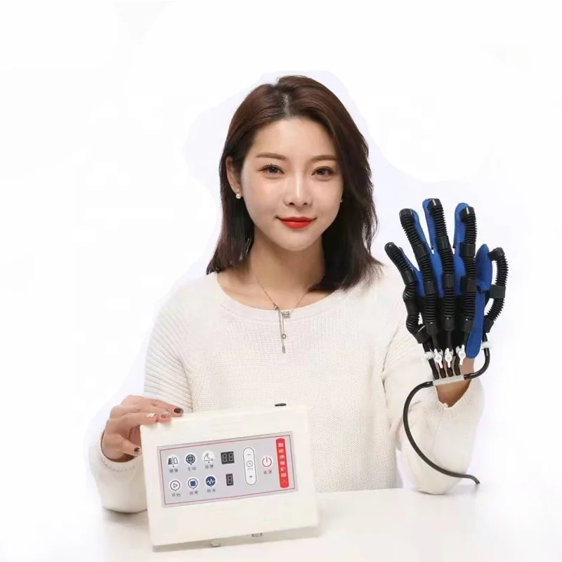 Stroke Hemiplegia Rehabilitation Robot Gloves Hand Finger Training ...