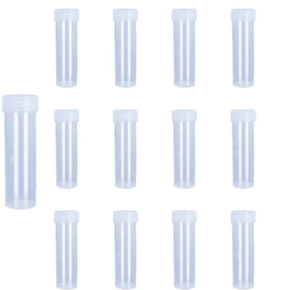 100PCS 5/7g Plastic Bottle Sample Jar Small Barrel Vials Medicine Pill Liquid Powder Capsule Storage Container Packing Bottles foldable travel pill organizer waterproof medicine box pill container tablets pill cutter splitter capsule storage remedy tablet