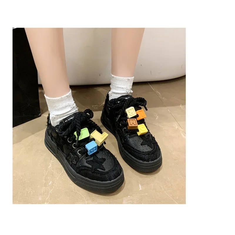 2024 Women Shoes For Men Tennis Star Punk Hip-hop Skateboard Fashion Male Sneakers Couples Outdoor Sports Casual