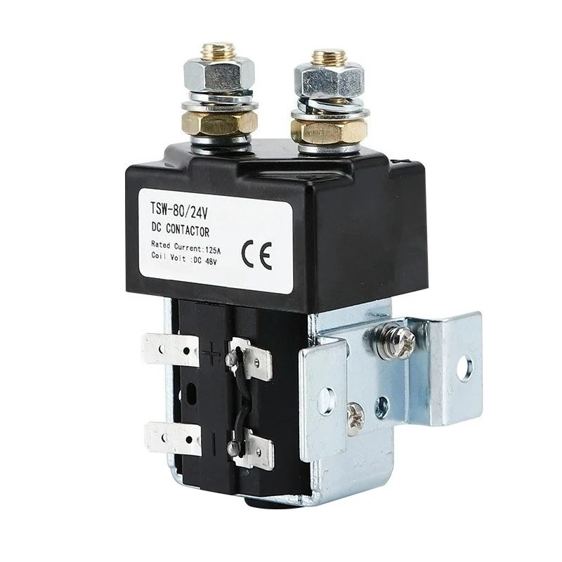ZJW100(SW80) 125A DC 접촉기 보관함 일반적으로 열림형 12V 24V 36V 48V 60V 72V 배터리 자동차 전기 지게차 기차 선박