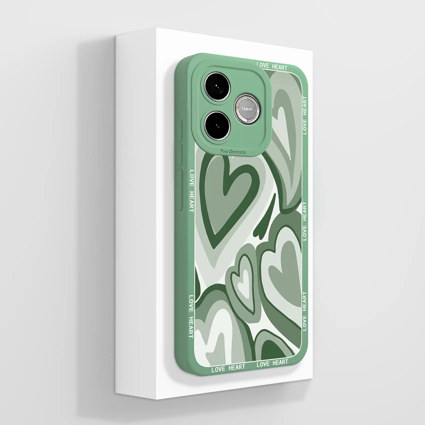 Cute Cat Claw Cartoon Print Phone Case with Camera Protection - Soft Liquid Silicone Housing