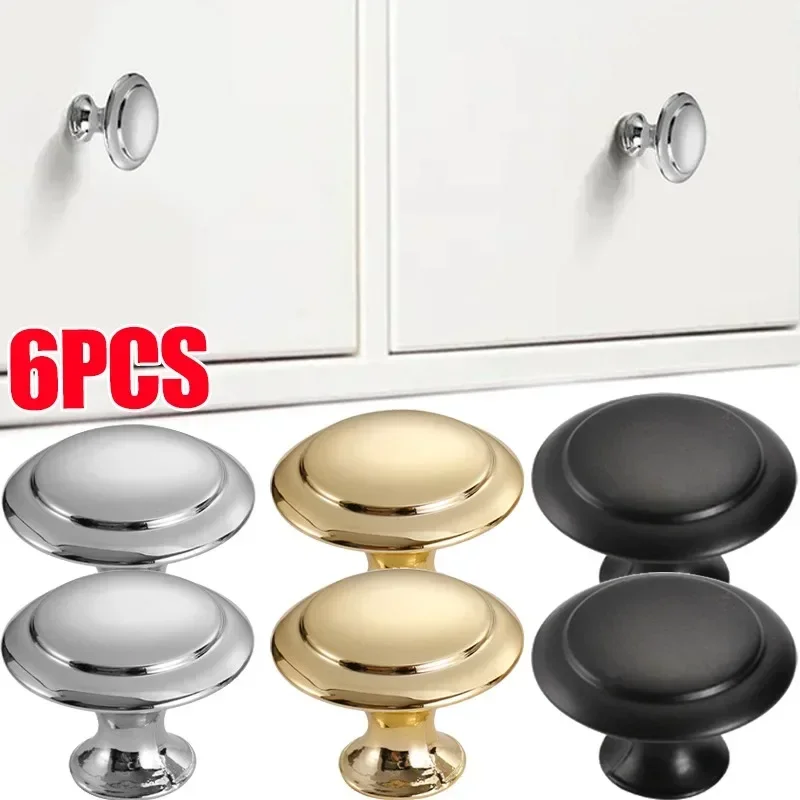 Door Handles Cabinet Handles Stainless Steel Cabinet Handles Mushroom Head Drawer Pulls Replacement Furniture Door Hardware Handle for Furniture Decoration