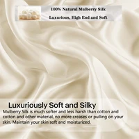 Parure de lit en soie de mûrier de luxe, 100% soie naturelle, comprenant housse de couette, drap et taies d'oreiller, pour lits simples, doubles, king et queen size 3