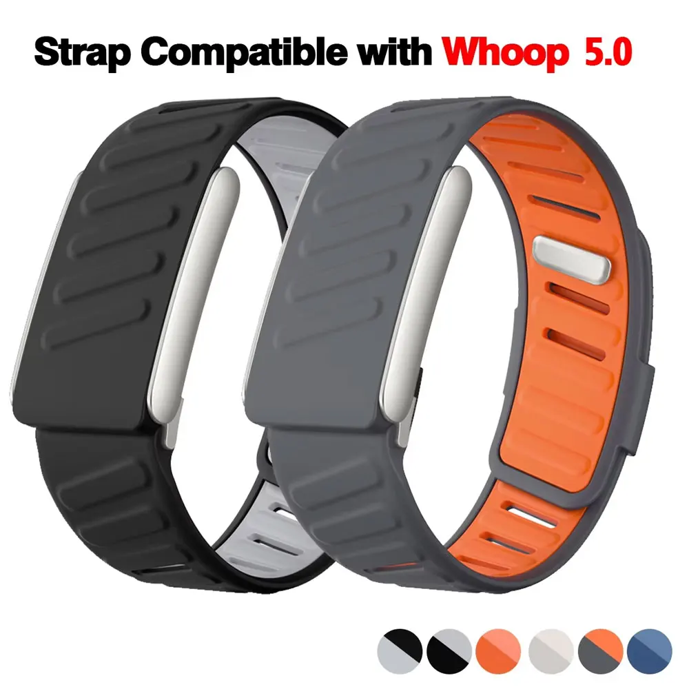 WHOOP SportFlex Soft-Touch Waterproof Silicone Wristband