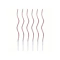 6pcs Rose Gold Curve