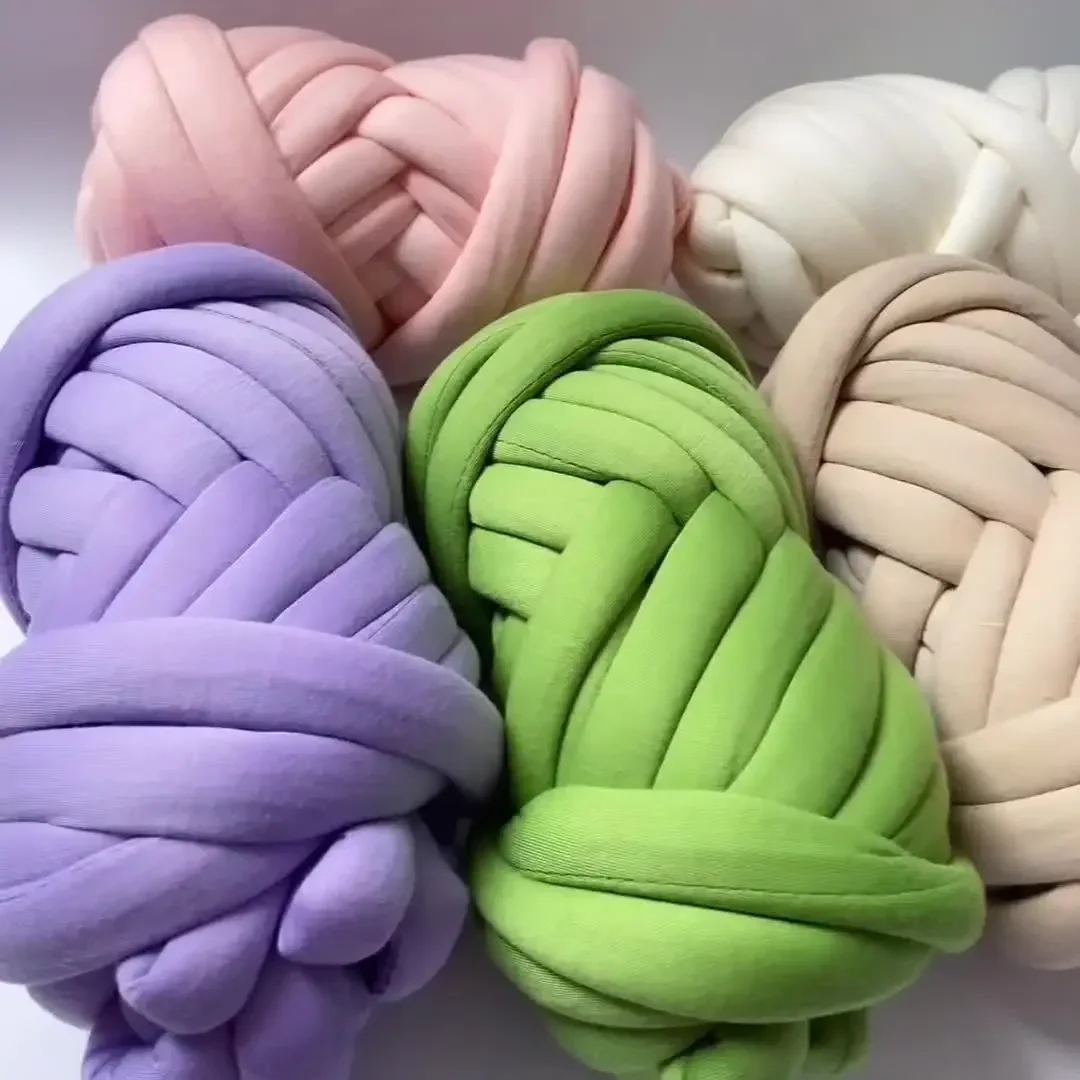 8.82oz Thick Super Bulky Chunky Yarn For Hand Knitting Crochet Soft Big Cotton DIY Arm Knitting Roving Spinning Yarn For Blanket 4