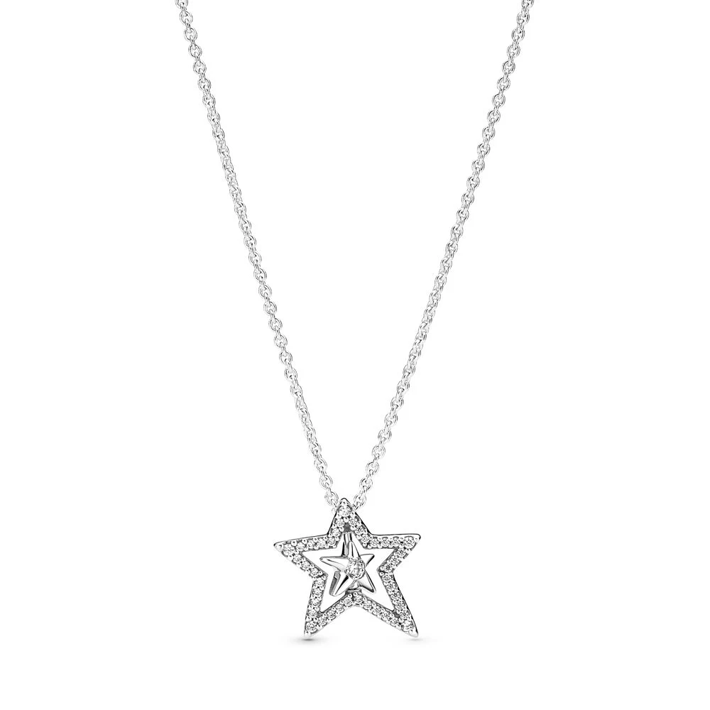 Sparkling Asymmetric Star Charm