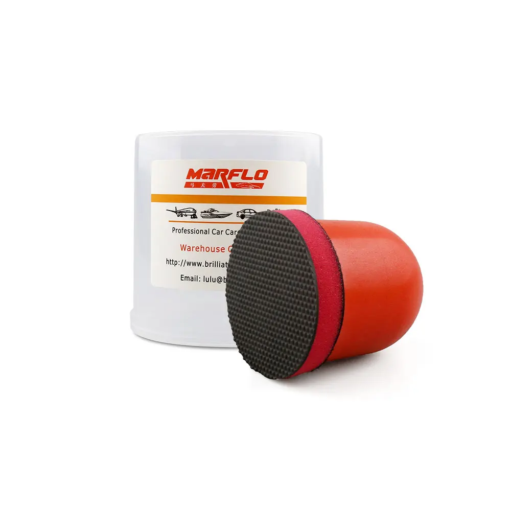 MARFLO Paint Care Magic Clay Bar Pad Tar Spot Remover Wax Applicator Paint Polishing Sponge Remove Dust Auto Detailing Brush