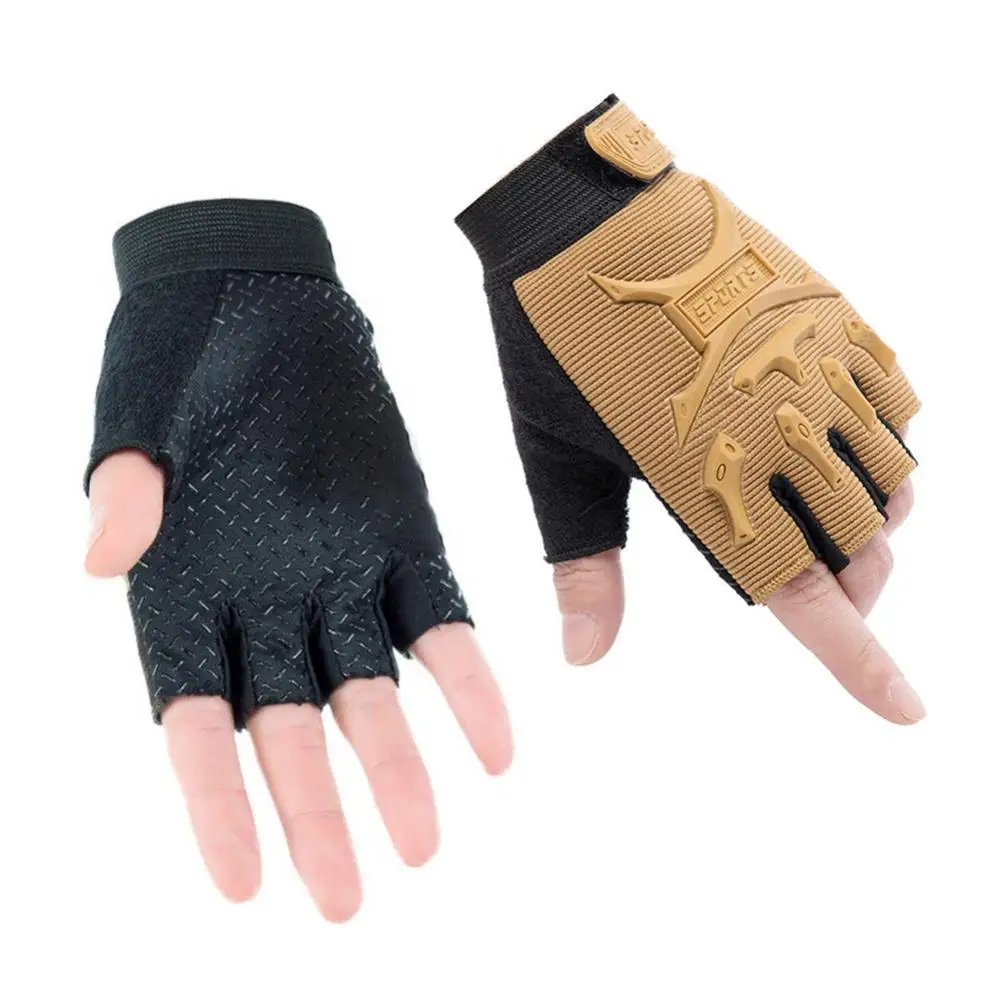 

Cycling Gloves 1 Pair Kids Outdoor Riding Non-slip Breathable Protective Half-finger Gloves Cycling Equipment