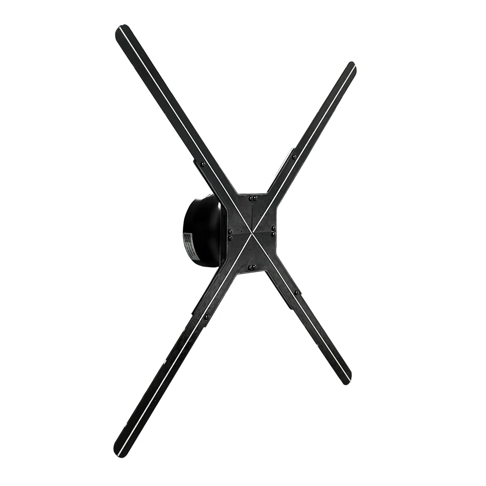 Hdfocus FAN Holographic Led Display Advertising Hologram Projector Wifi Spinning Holo 3D 65cm Wall Mounted 1:1