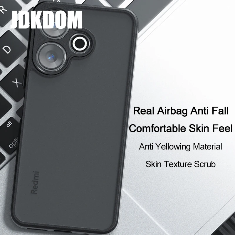 JDKDOM Matte Shockproof Phone Case - Durable and Protective Cover