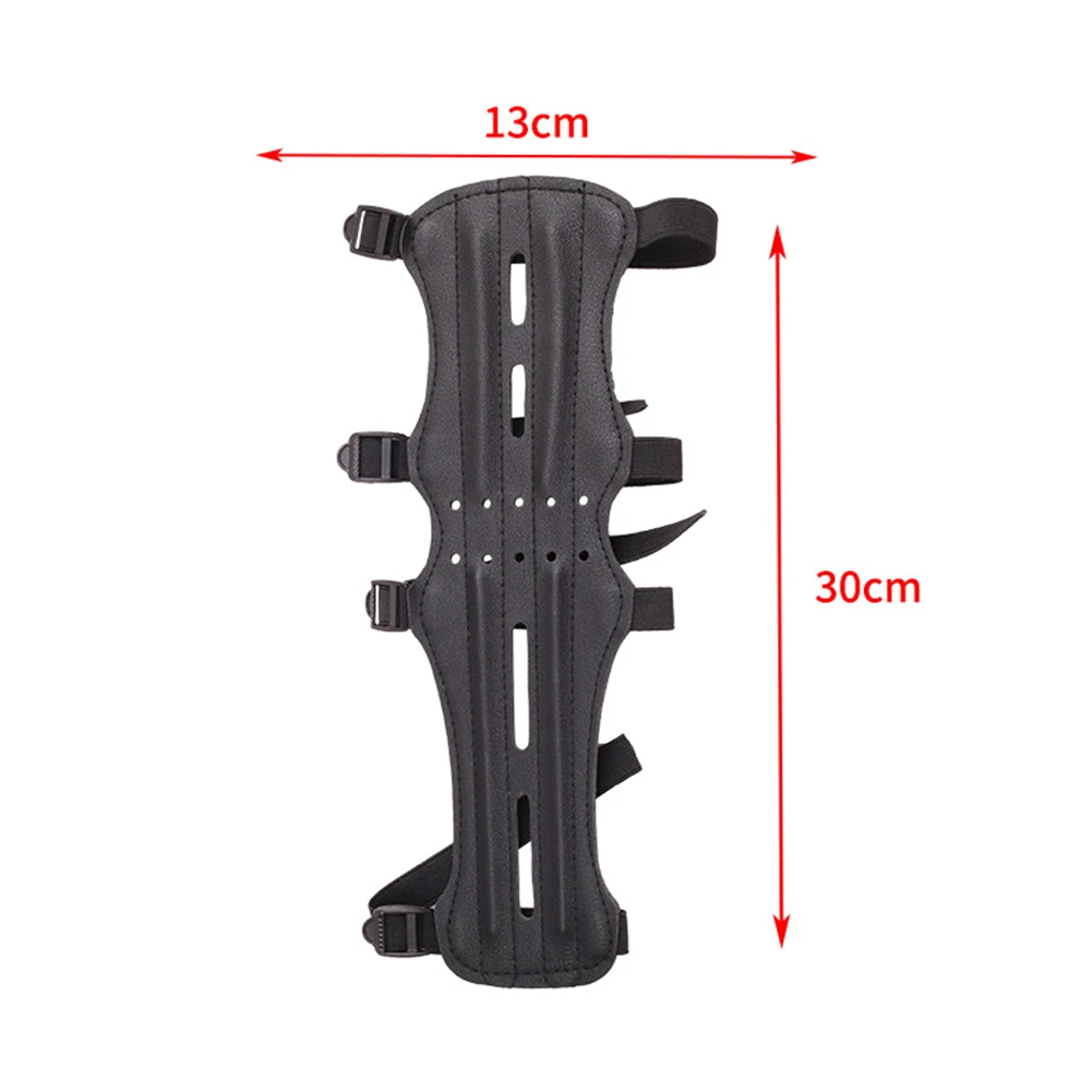 

Extended Holes Arm Guard Archery Supplies Armguard Bow And Arrow Equipment Long Leather Outdoor Tool Arm Guard