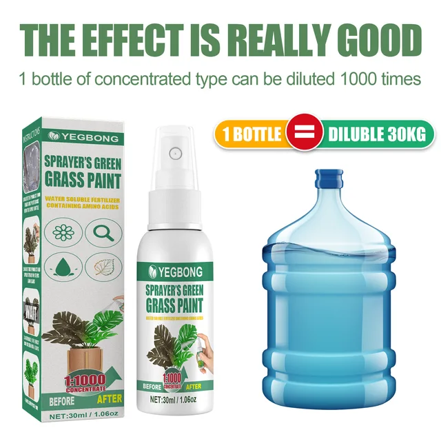 Növényi Tápanyagoldat Gyorsan Csereprés Virágzöld Levelek Zöldségek Termesztése Műtrágya Növény Étel Zöld Fű Spray 30 Ml - Image 6
