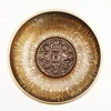 12CM Nepal Handmade Singing Bowls Set, Buddha Mantra Design, Tibetan Sound Bowl for Yoga and Meditation 6