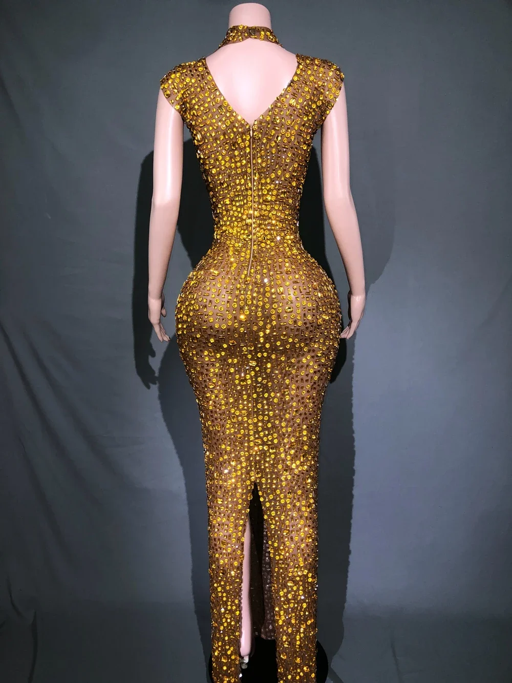 green emerald velvet dress Poster Girl