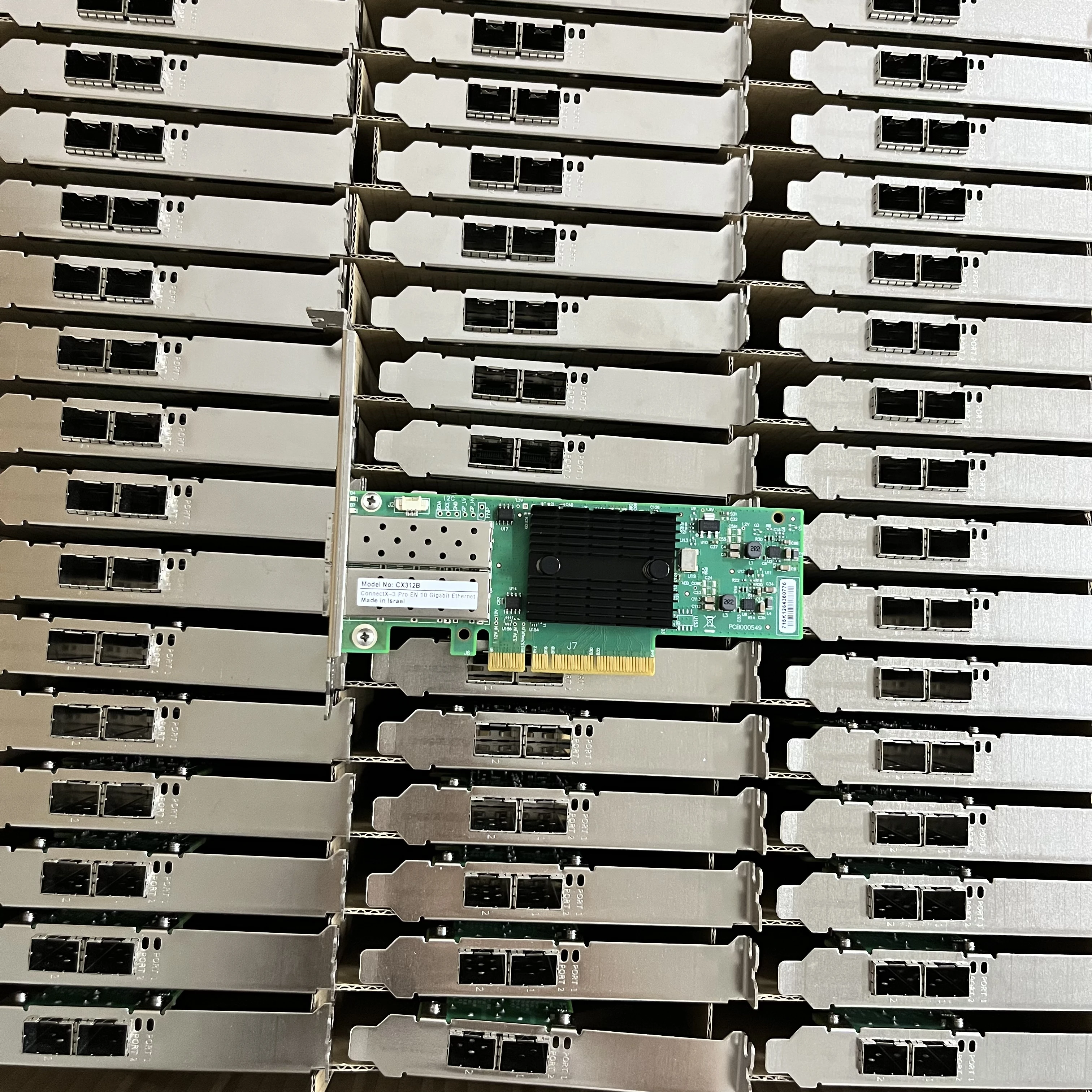 10Gbe Network Card CX312B 10G SFP Optic Fiber Module Mellanox ConnectX-3 Pro MCX312B-XCCT 10GbE Ethernet Card