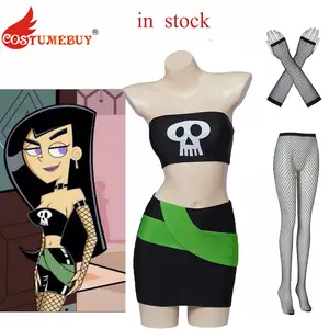  LoliMiss Total Drama Island Gwen Cosplay Costume Outfit (XS,  Gwen) : Clothing, Shoes & Jewelry